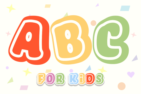 Abc: A Playful Font for Vibrant Visual Communication
