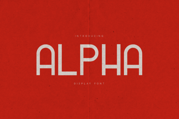 Alpha: The Modern Display Font for Impactful Design