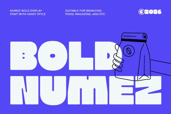 Bold Numez: A Typeface for Powerful Visual Impact