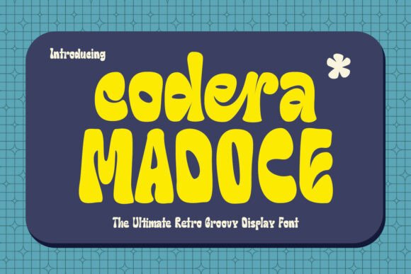 Codera Madoce: A Groovy Font for Bold Branding