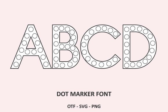 Dot Marker Font: Elevating Educational Design
