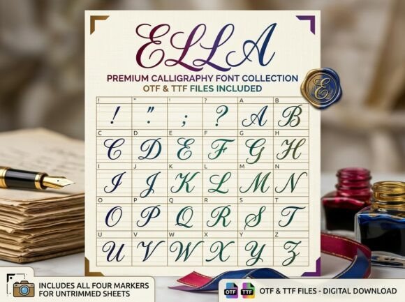 Elevate Your Brand with the Timeless Elegance of Ella Typography