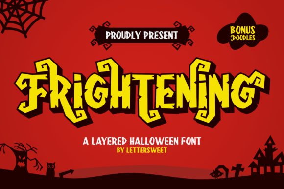 Frightening: A Bold Font for Spooky Season Designs