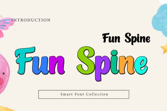 Fun Spine: The Bouncy Retro Font for Joyful Design