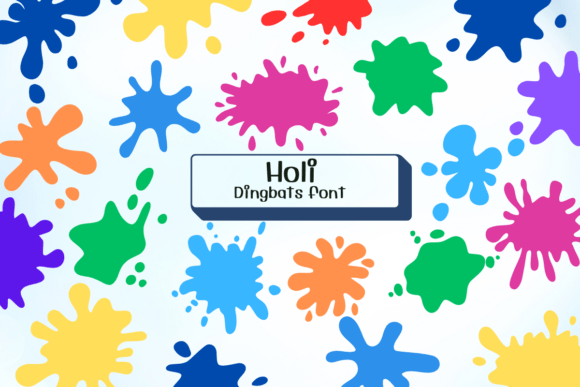Holi Dingbats: Vibrant Design Elements for Creative Projects