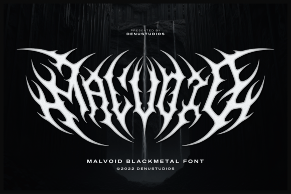 Malvoid: The Definitive Black Metal Font for Extreme Aesthetics