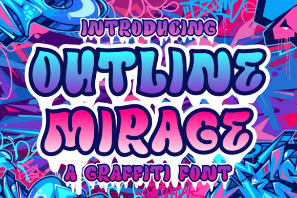 Outline Mirage: Urban Typography for Bold Branding