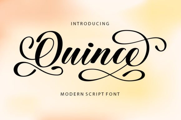 Quince Script: A Modern Font for Elegant Design