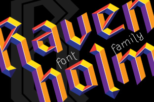 Ravenholm Family: A Modern Gothic Font for Bold Design