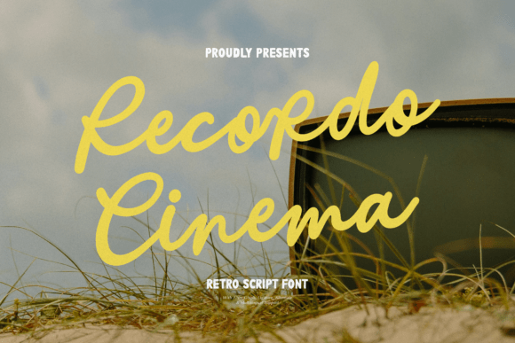 Recordo Cinema: A Retro Font for Modern Branding