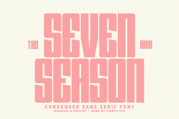 Seven Season: A Retro Font for Bold Branding