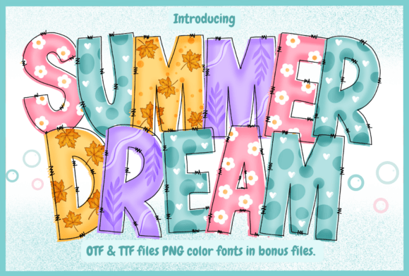 Summer Dream Font: A Burst of Seasonal Creativity