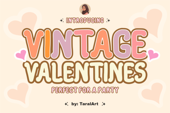 Vintage Valentines: A Retro Font for Modern Design