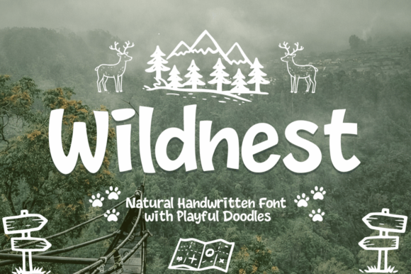 Wildnest: The Handwritten Typeface for Authentic Design