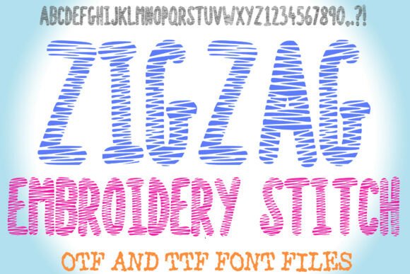 Zigzag Embroidery Stitch: Crafting Digital Warmth